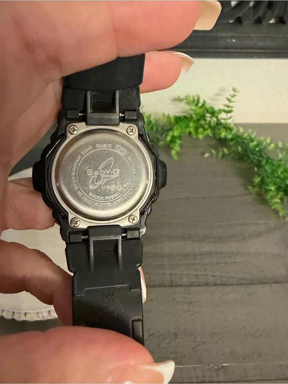 G-Shock Baby-G Black with Rose Gold Face Digital Watch